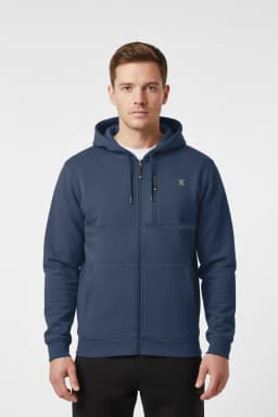 Ultra Soft Tech FZ Hoodie for Men - KMJ5005