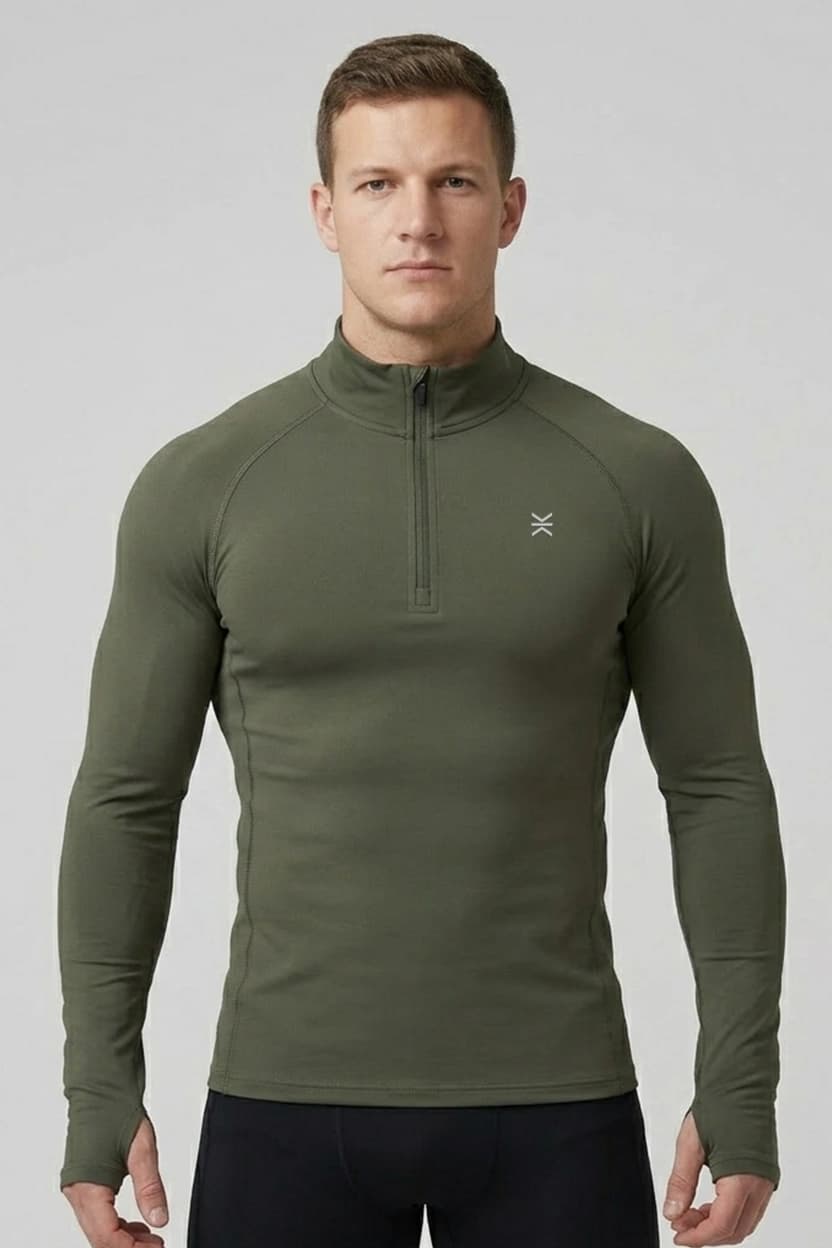 Körperpflege Quarter Zip Compression-Top For Man